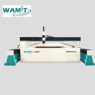 China 4000*10000mm Large Table 415V Cnc Waterjet Cutting Machine / Water Jet Metal Cutter for sale