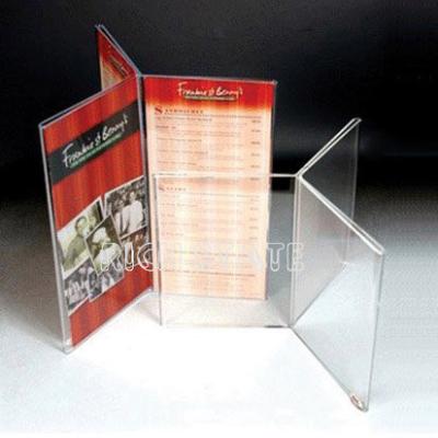 China Perspex Information Holder/Menu Holder for sale