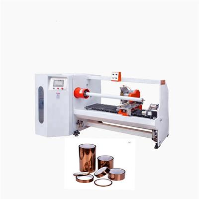 China BOPP PVC PE Automatic Tape Cutting Machine Double Side 7kw for sale