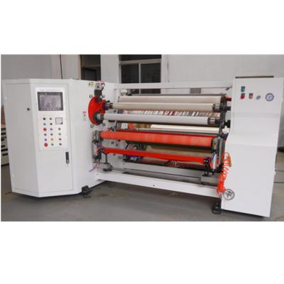 China Double Shafts Adhesive Gummed Paper Tape Rewinding Machine for sale