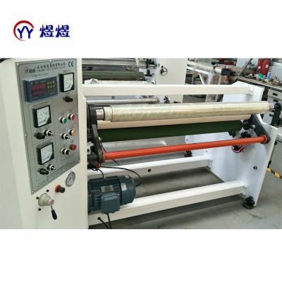 China Aluminum Foil Adhesive Tape 1000mm Jumbo Roll Rewinding Machine for sale