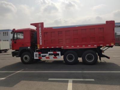 China SHACMAN F3000 6x4 Dump Truck 380hp EuroII Red Construction Truck for sale