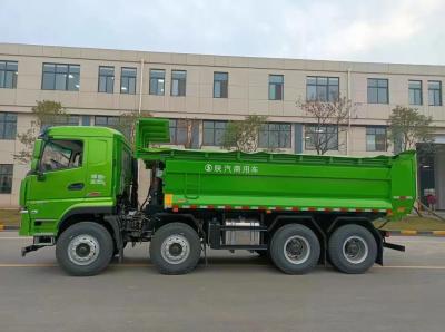 China 375Hp Heavy Dump Truck SHACMAN H3000 8x4 EuroV Dump Truck Green for sale