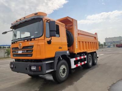 China 6x4 Heavy Tipper Trucks SHACMAN F3000 Dump Truck 375hp EuroV Yellow for sale