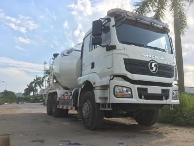 China Witte SHACMAN H3000 cementmixer truck 6x4 336HP betonmixer truck Te koop