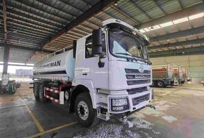 China 300 hp caminhão de água tanque SHACMAN F3000 6x4 Euroii Branco 2000 galões caminhão de água à venda