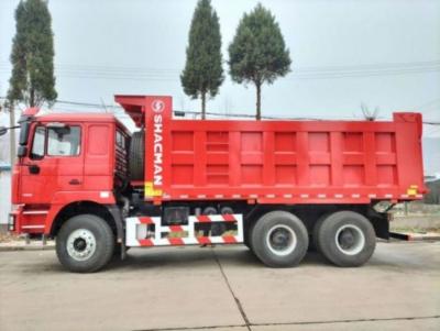 China SHACMAN F3000 Heavy Duty Dump Truck 6x4 400 EuroII Red Tipper WEICHAI engine for sale