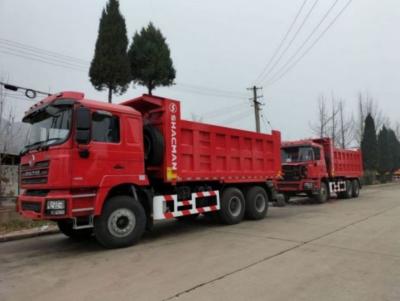 China SHACMAN 10 Wheels Heavy Duty Dump Truck F3000 6x4 375Hp EuroV Orange Tipper for sale