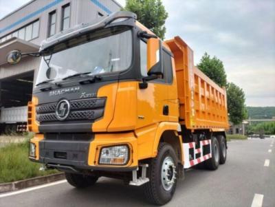 China SHACMAN Construction Dump Truck X3000 6x4 300hp EuroII Yellow Tipper elevador dianteiro à venda