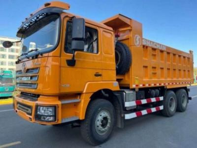 China SHACMAN Export Tipper Dump Truck F3000 6x4 380 EuroII  Yellow Luxurious Driving Experience for sale