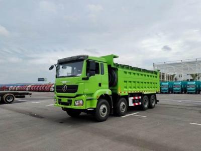 China 9.5T SHACMAN H3000 Dump Truck 8x4 430 EuroV Green Dumper Truck MAN Axles  2*16T for sale