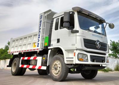 China White SHACMAN Light Dump Truck L3000 4X2 300hp Euroll White Dump Truck for sale