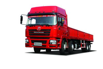 China SHACMAN F3000 Red Lorry Truck 8×4 WEICHAI 380Hp EuroII 12 Wheel Lorry for sale