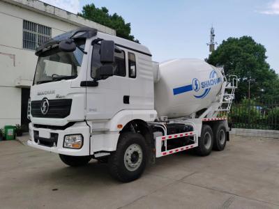 China SHACMAN H3000 caminhão de mistura de concreto 6x4 caminhão de mistura de agitador 340HP Branco à venda