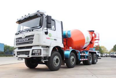 China EuroII Shacman Mixer Truck F3000 Máquina de mistura de concreto Truck 8x4 380 Branco à venda