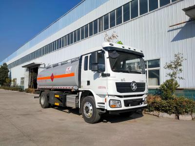 China White 300Hp Oil Tank Trucks SHACMAN L3000 4x2 Fuel Transfer Truck EruoII for sale