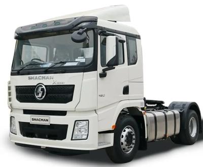 China SHACMAN X3000 4x2 Tractor Truck 375HP EuroV White Trailer Truck Head for sale