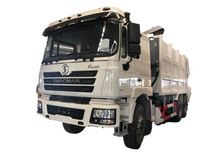 中国 340hp圧縮ゴミトラック SHACMAN F3000 後ろの荷乗ゴミトラック 6x4ユーロIl 販売のため