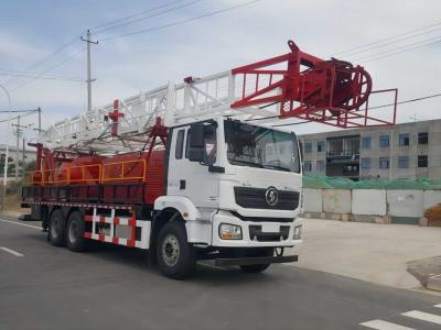 China SHACMAN H3000 caminhão de perfuração de petróleo 6x4 380HP EuroII Branco 50Ton Oil Rig Moving Trucks à venda