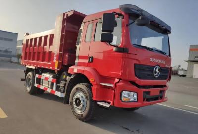 China CCC SHACMAN Dump Truck H3000 4X2 300hp Euroll Red Dump Truck for sale