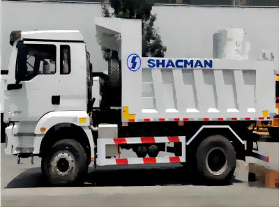 China H3000 Light Dump Truck 4X2 340hp Euroll White SHACMAN Tipper Truck for sale