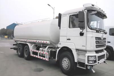 중국 6x4 물 탱크 트럭 SHACMAN F3000 5000 갤런 물 트럭 336hp Eruov 녹색 판매용