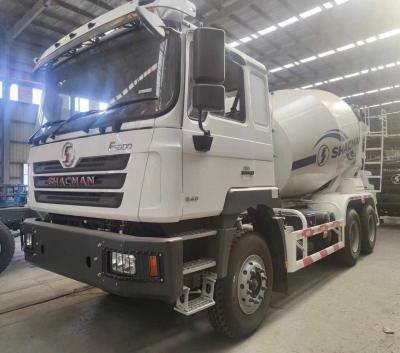 중국 F3000 Concrete Transport Truck 8x4 375hp Shacman Mixer EuroV White 판매용