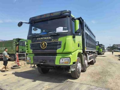 China SHACMAN 8x4 440HP EuroV Heavy Dump Truck White 20 - 30 Tons Tipper Dump Truck for sale