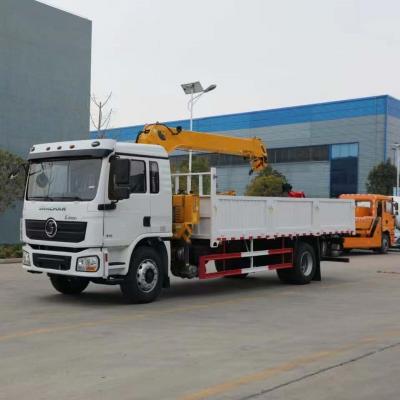 China SHACMAN L3000 4X2 10 Tons Loading Capacity Cargo Truck 240HP Cargo Carrier Crane In Good Quality for sale