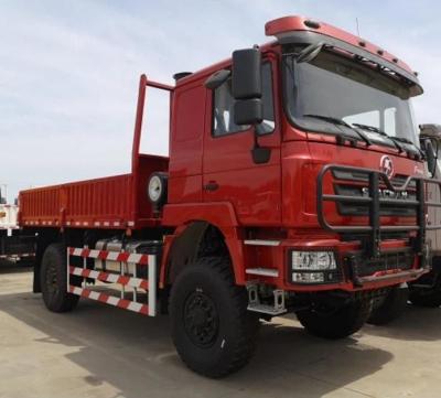 中国 SHACMAN F3000 バン貨物トラック6x4 340HP ホワイト貨物箱トラック 販売のため