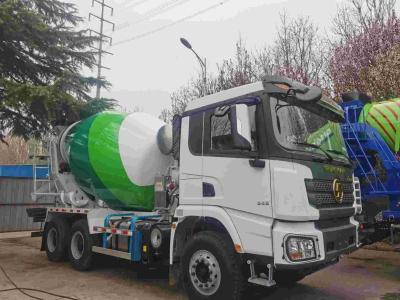China X3000 camión de transporte de hormigón 8x4 375hp mezclador Shacman EuroV blanco en venta