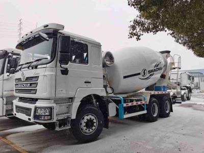 중국 F3000 콘크리트 운송 트럭 8x4 375hp 샤크만 믹서 EuroV 흰색 판매용