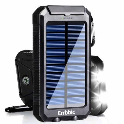 China ODM Universal Backup Solar Powered Power Bank Pack Charger 20000mah for sale