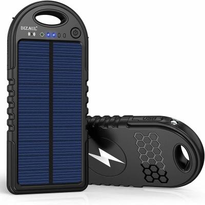 China 18W 10000mAh Solar Powered Power Bank USB C Charger OEM for sale