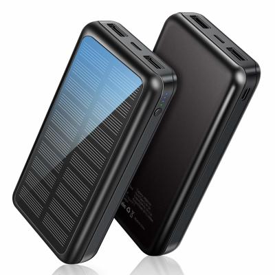 China IPX5 Solar Powered Portable Charger 30000mAh Battery Pack For IPhone for sale