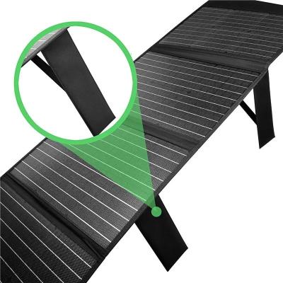 中国 太陽キャンプの太陽電池パネルシステムのための18V 100wの折り畳み式の太陽電池パネル 販売のため
