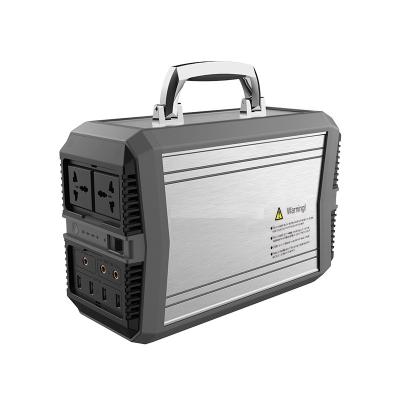China Outdoor Emergency 300W Portable Solar Generator System 96000mAh AC Pure Sine Wave for sale