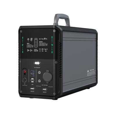 China 1500W Portable Panel Solar Generator Station Rechargeable Battery Backup Power for sale