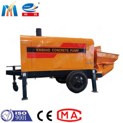 China 100m Delivery Height Electric Small Concrete Pump For Aggregate Density 2.5t/M3 for sale