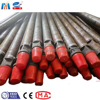 China Black Soil Drill Rod 50-150mm Rock Drill Extension Rod 500-1000mm Length for sale