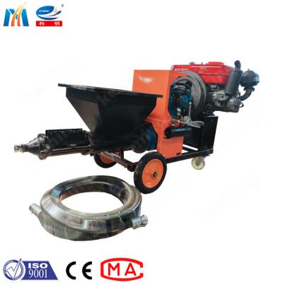 China Diesel KLW120D Mortar Spraying Machine Rotor And Stator Mortar Plaster With Spraying Gun for sale