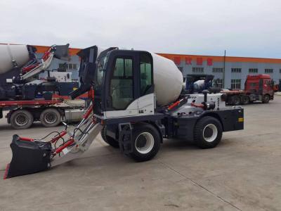 China Customized Diesel Engine Concrete Drum Mixer With Self Adding Water Supply 8500kg Te koop
