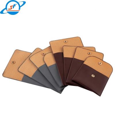 China Personalized Pu Leather Jewelry Packaging Pouches Scratchproof for sale