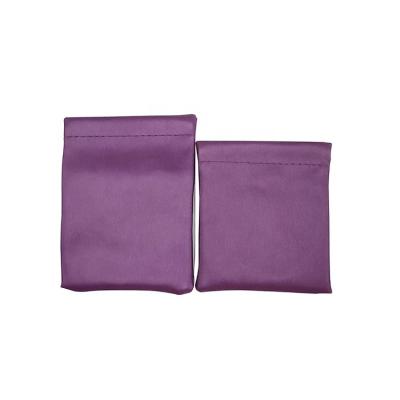 China 8*8cm  Leather Jewelry Packaging Pouches For Necklace Earring for sale