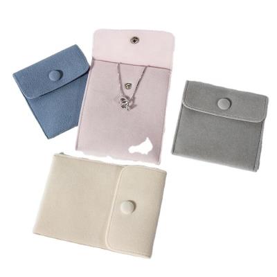 China Promotional Small Luxury Jewelry Packaging Pouches Velvet Jewelry Drawstring Pouch for sale