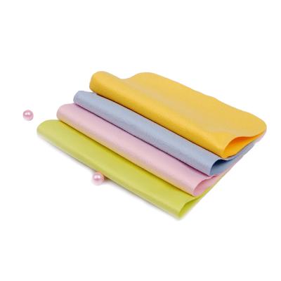 China Promotional Microfiber Eyeglass Cleaning Cloth 4color 14.5-17.5mm for sale
