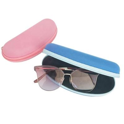 China Portable Knitted Fabric Zip Around Glasses Case 162mm Length UV Proof for sale