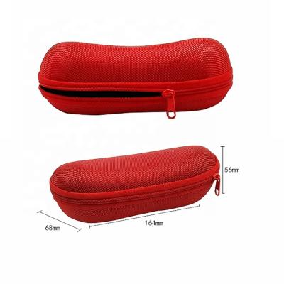 China Customised Oxford Cloth Sunglass Cases Zip Up Glasses Case Anti Pressure for sale