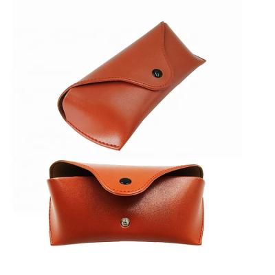 China Customized Sunglasses Packaging Case Leather Spectacle Pouch Fade Resistance for sale
