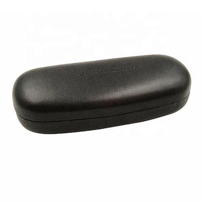 China Embossed Logo PU Reading Glasses Case Matte Surface 156*61*40mm for sale